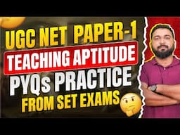 Teaching Aptitude PYQs Solved | UGC NET Paper-1| Practice with Vineet Pandey Sir| UGC NET JUNE 2025
