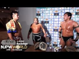 #njDOMINION 5th match Backstage (with Subtitles) 6/15/25 | DOMINION 第5試合 Backstage
