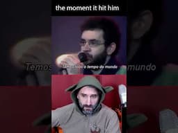 Me: ‘I Don’t Cry Easily’ | Tempo Perdido: 👀  #reactionvideo#brazilianmusic