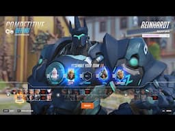 20+K DMG! LHCLOUDY REINHARDT GAMEPLAY OVERWATCH 2 SEASON 16 TOP 500