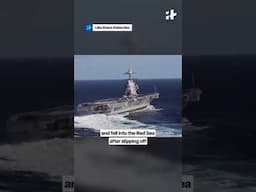 US Navy loses $60 million jet at sea to evade Houthi fire