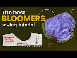 How To Sew Baby Bloomers + Pattern Drafting Tutorial