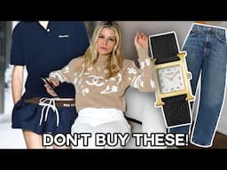 My Shocking Luxury Shopping Ban List for 2025!