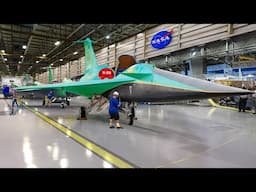 Inside US Factory Producing NASA's Super-Advanced Supersonic Plane