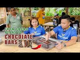 FROM CACAO BEANS TO CHOCOLATE BARS! MAKING OF CHOCOLATE BARS WITH MY WIFE! BEST EXPERIENCE EVER!!!