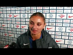 USWNT Defender GISELE THOMPSON; Team USA lost in the second friendly game against Brazil