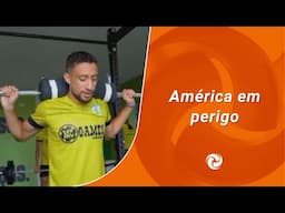 América na zona de perigo da Série B