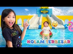 LEIKA HEBOH BERENANG DI KOLAM TERBESAR IBARBO!! 😱🏊‍♀️🌊