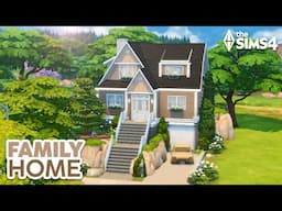 Base Game Family Home // The Sims 4 Speed Build