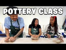 BROOKLYN TAKES POTTERY CLASSES WITH CHUCO & HEAVEN!