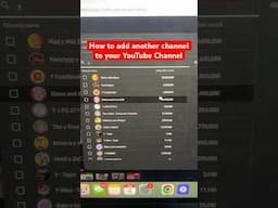 How To Add Channels To Your YouTube Channel #shorts