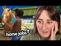 HORSES can have JOBS in The Sims 4?!