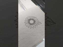 Vcarving a sunflower with my CNC. #TheCNCKickstart #cncmachining #cncwoodworking