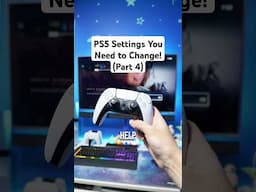 PS5 Settings You Need to Change - Part 4