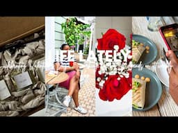 LIFE LATELY: celebrating Valentine’s Day🌹 , working like my life depends on it, weekly vlog .