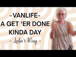 VANLIFE:  AN ADMIN. DAY!!  WORKOUT, SHOWER, LAUNDRY, GROCERY SHOPPING, PREP COOKING, ETC.