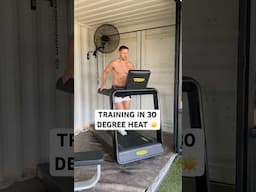 Training in 30 DEGREE Heat.. #shorts