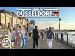 🇩🇪 Düsseldorf City in Germany, Amazing Spring in March 2025, 4K-HDR Walking Tour