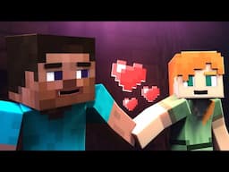 Alex & Steve Love Story Full  - Minecraft Animation