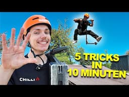 5 Anfänger Scooter Tricks in 5 Minuten lernen!