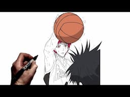 How To Draw Akashi | Step By Step | Kuroko No Basket