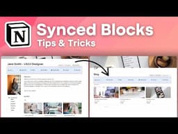 How to Use Synced Blocks in Notion?! | Full Guide & Tutorial