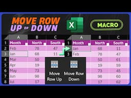 Move Excel rows up or down | Free Macro Download