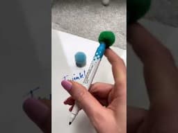 No Erasers? Try this GENUIS Pom Pom Hack #teacherhacks #schoollife