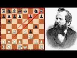A Wild Chess Game: Wilhelm Steinitz vs Charles Wild  - Oxford (1870)