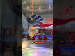 😮 DONT FALL! Indoor SKYDIVING for Kids!! 🫣 #shorts #kidsvideo