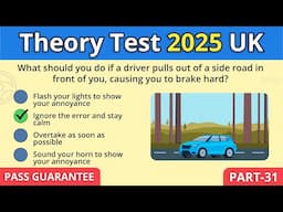 Pass Your UK Theory Test First Time | NEW Theory Test 2025 #theorytest