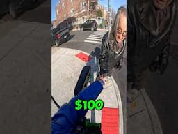 Old Man Yelled at Me for Wheeling😡Then Gave Me $100! #shorts