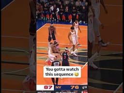 This #NYKnicks🆚#ATLHawks #Sequence was INSANE!!! 👀🫣🏀#Trending #Viral #NBA #NBACup #YTS #FYP #ATL