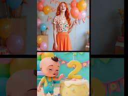 Count & Sing! 🎶 Fun Birthday Song for Kids 🎂| #kidsongs #nurseryrhymes #shorts