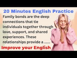 20 Minutes English Speaking Practice | Improve your English | Level 1 | Shadowing Method