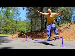 I Built a Rail That I'm Too Scared to Skate!