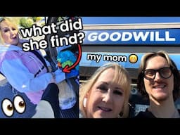 I TOOK MY MOM THRIFTING and she found more than me lol