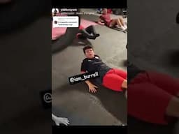 How To Adjust Your Nose With A Tire #shorts #martialarts #funny #mma