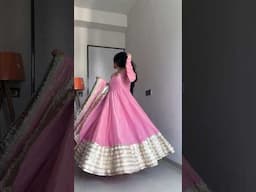 In my pink era—desi edition 💗#youtubeshorts #grwm #indianfashion #ethnic #anarkali #indianwear