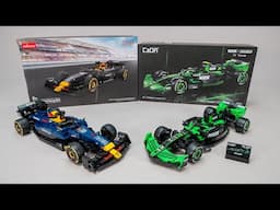 CaDA KICK Sauber F1 Team C44 C55032W vs Rastar RB19 F1 92500 - 1:24 Formula 1 car comparison