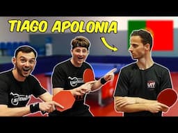 We Challenged Table Tennis Legend Tiago Apolonia!