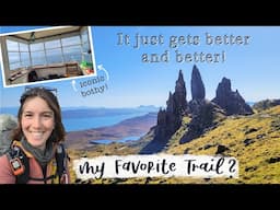 Solo Hiking the Skye Trail with my dog (pt. 3) | Trotternish Ridge Traverse, Quiraing & the END