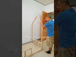 My carpenter husband🤎 #filipinomomvlog#diyprojects #floorbed