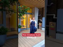 First Ever Omakase Sushi Experience – She Was NOT Ready 😳🍣