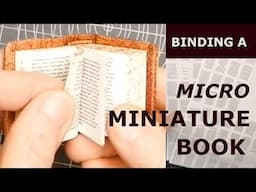Binding a Micro Mini Book