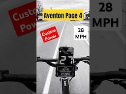 Max Power 28 MPH Acceleration Test! | Aventon Pace 4