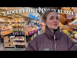 GROCERY SHOPPING for a week in RUSSIA 🇷🇺 How much I spent? (BIG HAUL)