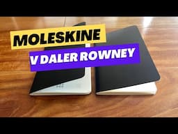 Moleskine v Daler Rowney Pocket Notebook Comparison