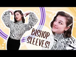 How to Make a Bishop Sleeve Top ft. Turtleneck!