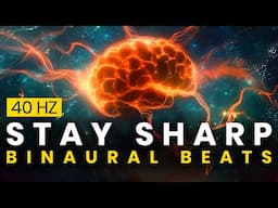 Sharpen Your Mind: 40 Hz Binaural Beats Built for Your Study Sessions